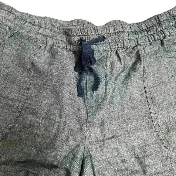 Soho Women's Blue Chambray Drawstring Shorts Size M - Picture 5 of 6